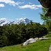 Alpe Godone - Ausblick auf die Gegenseite mit Monte Legnone