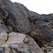 Mehr Fels gibts ab der 2. SL