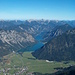 Heiterwanger- und Plansee  (von vorn nach hinten), Ammergauer Alpen