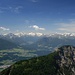 Blick über den <a href="http://www.hikr.org/tour/post6554.html"><strong>Haller Zunterkopf</strong></a> nach Innsbruck, hinten der Habicht