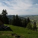 Bärstein, mit Blick übers Appenzellerland zum Bodensee
