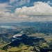 Gipfelblick zum Forggensee und in die Ammergauer (rechts)