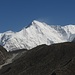 Giant closing the Gokyo valley. In 2009, climbing alpine style, Urubko-Dedeshko opened a new direct route on the SE Face. Reincarnation (2600m, 6b, A3, M6).   This was Urubko's last remaining 8000er. The report:<br />http://aaj.americanalpineclub.org/features/features-2010/reincarnation-by-denis-urubko/?show=slide