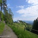 Blick zur idyllisch gelegenen Wallfahrtskirche Frauenberg, wo wir unsere Tour starten