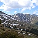 Bildmitte Saalkogel und gleich rechts davon der kleine Gipfel ist der Rauber dahinter der dünklere Berg ist der Gamshag
