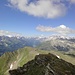 Ausblick vom Posmeda-Gipfel nach Westen.