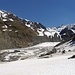 Gletscherzunge des Gepatschferners - dahinter die Hochvernagtspitze