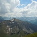 Die höchsten Karwendelberge hinterm Schönalmjoch