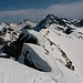 Rückblick über den Aufstieg auf den Piz Lagrev - Gute Spur in bestem Trittschnee