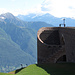 Mario Botta Kirche auf der Alpe Foppa.