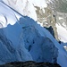 Gletscherabbrüche am Austieg aus dem Eselsgrat