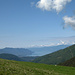 Blick zum Lago Maggiore im Aufstieg zur Alp Tamaretto