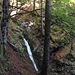 Wasserfall beim Aufstieg im Hüttentobel.