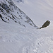 Die letzten 250HM hinunter zum sicheren Aletschfirn firnten leider auch überhaupt nicht auf. Sie forderten noch einmal unsere beste und sicherste Skitechnik.