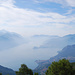 Splendida vista sul lago e sul promontorio di Bellagio. Peccato per la foschia!