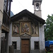Riva Valdobbia: cappella seicentesca, sulla facciata sono affrescati San Rocco e la Madonna con, ai lati San Fabiano e San Sebastiano..