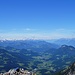 Heute war fast der gesamte Alpenhauptkamm bestens zu sehen