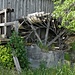 Alte Mühle mit Holzschaufeln, allerdings nicht mehr betriebsfähig