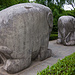Liegende Elefanten in Mingxiaoling.