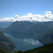 Blick auf die Cne. di Valsolda am Luganer See