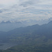 Gipfelpanorama Süd<br />von den Mythen über die Urner- bis zu den Berner Alpen