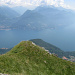 Dalla cima del Grona con di fronte la Valsassina e il centro lago di Como