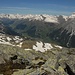 Aussicht vom Mittaghorn ins Hinterrheintal