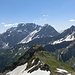 Palüner Kopf im Hintergrund, Gorfion (2308 m) im Vordergrund
