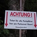 ..... droht polizeiliches Ungemach.