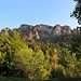 Die Morgensonne läßt den Laubwald zu früher Stunde erstrahlen; es geht auf dem Türlerweg unterhalb der Flidachöpf nach rechts hinauf.