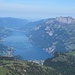 Erst 9 Uhr - der Walensee glitzert in der Morgensonne.