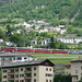 Zug Nr. 3 von 6 (Bernina Express Davos - Tirano) oberhalb Brusio.