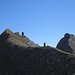 Nun beginnt die Gratüberschreitung der Gipfel des hinteren Sihltahls. Links Chläbdächer und Rechts Höch Hund.