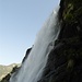 la cascata da un punto panoramico