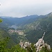 Blick in das Ledrotal mit dem Lago di Ledro