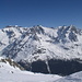 Vue sur le versant nord du Meiental, une foule de sommets à skis!