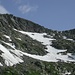 <b>Bocchetta a quota 2720 m. Tre escursionisti la stanno raggiungendo.</b>