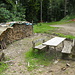 Unser Picknickplatz oberhalb von Oberwald