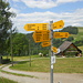 Wegweiser Graben