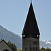 der Kirchturm von Meiringen