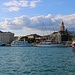 Nach sieben Stunden Busfahrt durch prächtige Landschaften erreichte ich von Sarajevo her kommend die kroatische Hafenstadt Split.