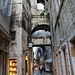 Split: Das Eiserne Tor ist der westliche Eingang zum römischen Palast. Das Tor fügt sich heute sehr schön in die Altstadt von Split ein. Heute heisste es auf Kroatisch Željezna vrata, zur Römerzeit war es die Porta ferrea.