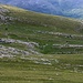 Die Alp Podovi mit typischen Steinmauern für Schafherden wie man sie auch andernorts in den Alpen und auf dem Balkan antrifft.