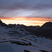 Kurz nach Sonnenuntergang: Unendliche Ruhe und Einsamkeit über den Bergen der Silvretta