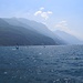 mit dem Schiff auf der Rückfahrt nach Riva