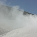 La polverosa strada di avvicinamento.