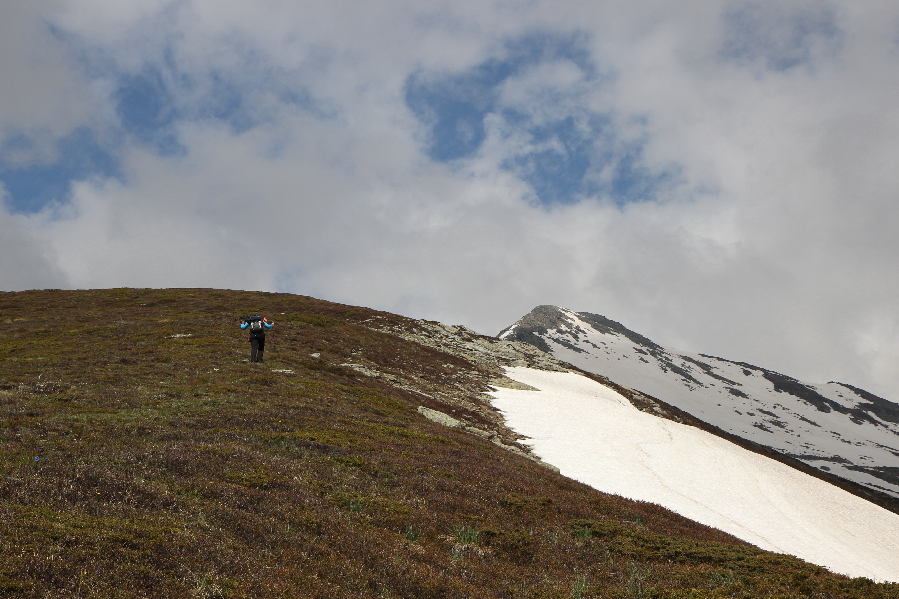 Im Aufstieg zur Gjeravica Mittlerweile haben wir den...