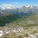 Panorama sulla Val Fex dalla vetta del Piz Chuern