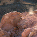 Fumarole in Gipfelnähe