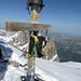 am Gipfelkreuz auf dem Vrenelisgärtli (2904m)